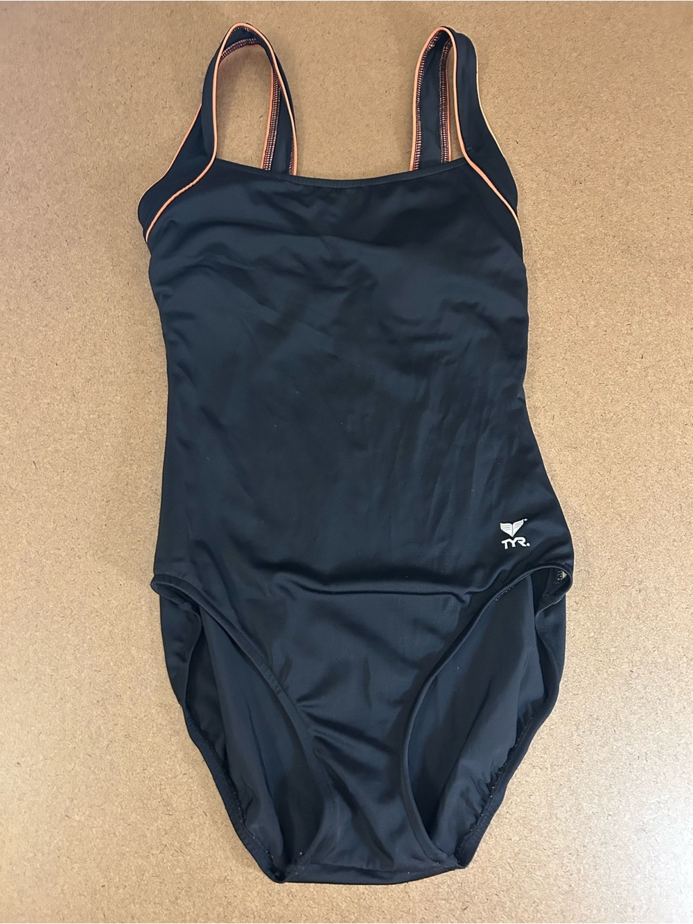 TYR Square-Neck Controlfit One-Piece Swimsuit — Size 8